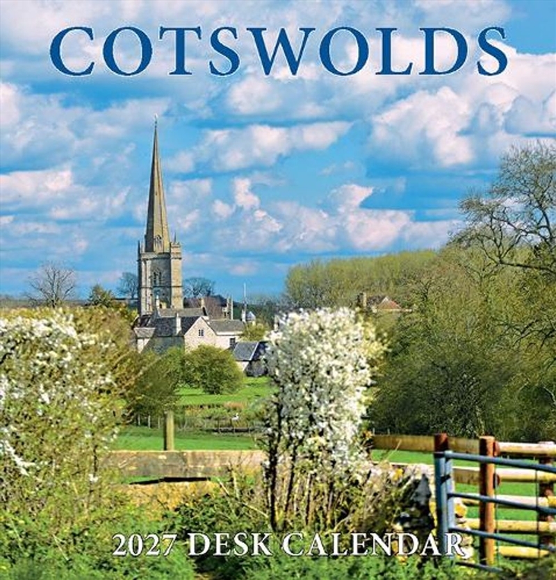 Cotswolds Mini Desktop Calendar - 2027/Product Detail/Calendars & Diaries