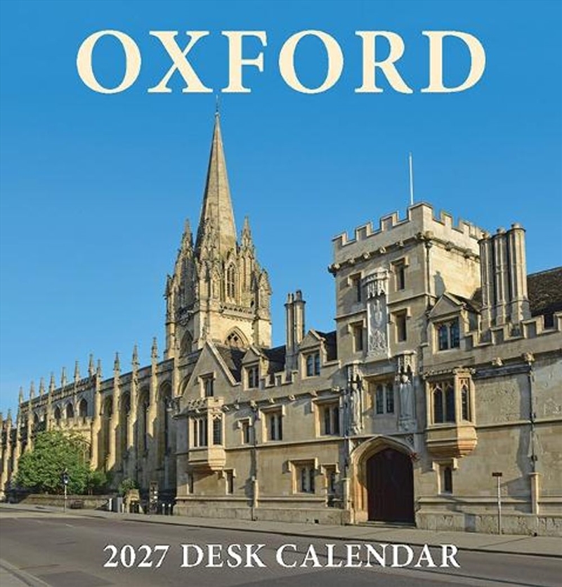 Oxford Colleges Mini Desktop Calendar - 2027/Product Detail/Calendars & Diaries