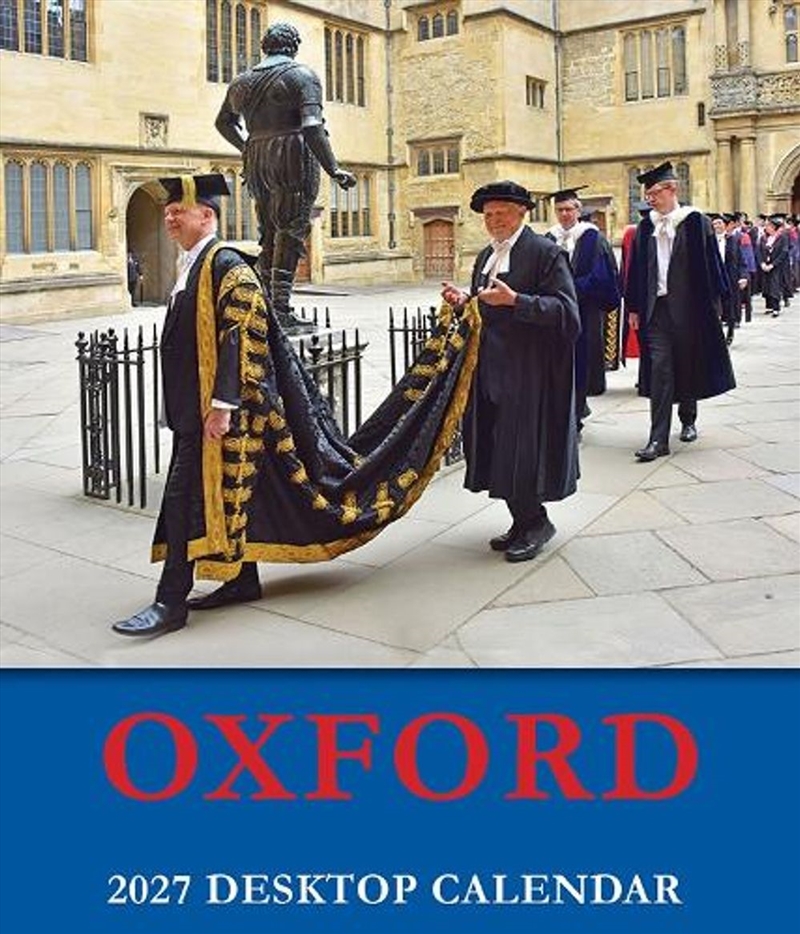 Oxford Large Desktop Calendar - 2027/Product Detail/Calendars & Diaries