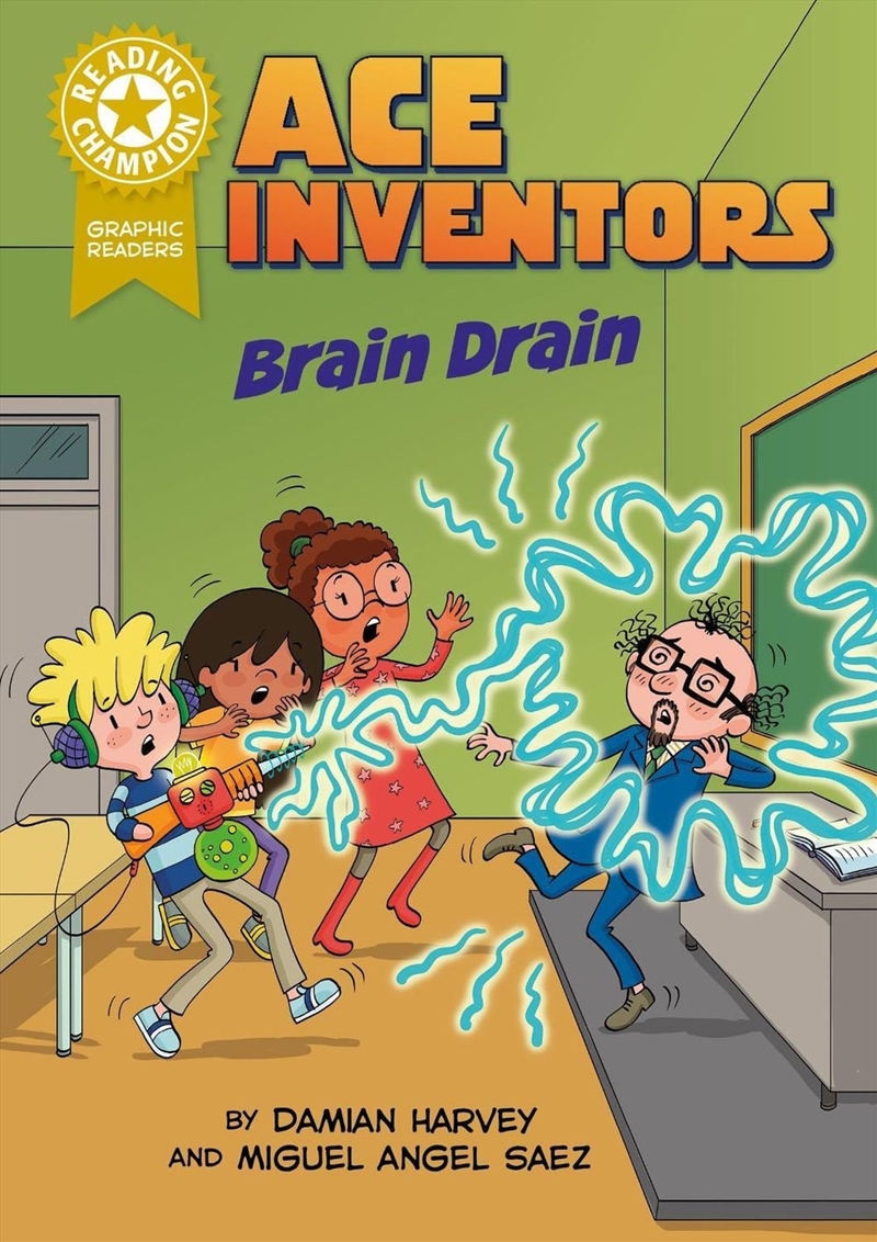 Reading Champion: Graphics: Ace Inventors Inc: Brain Drain/Product Detail/Childrens Fiction Books