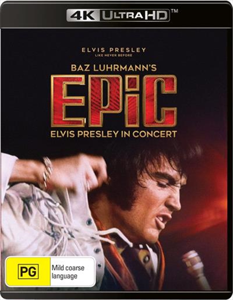 Epic - Elvis Presley In Concert  UHD/Product Detail/Documentary