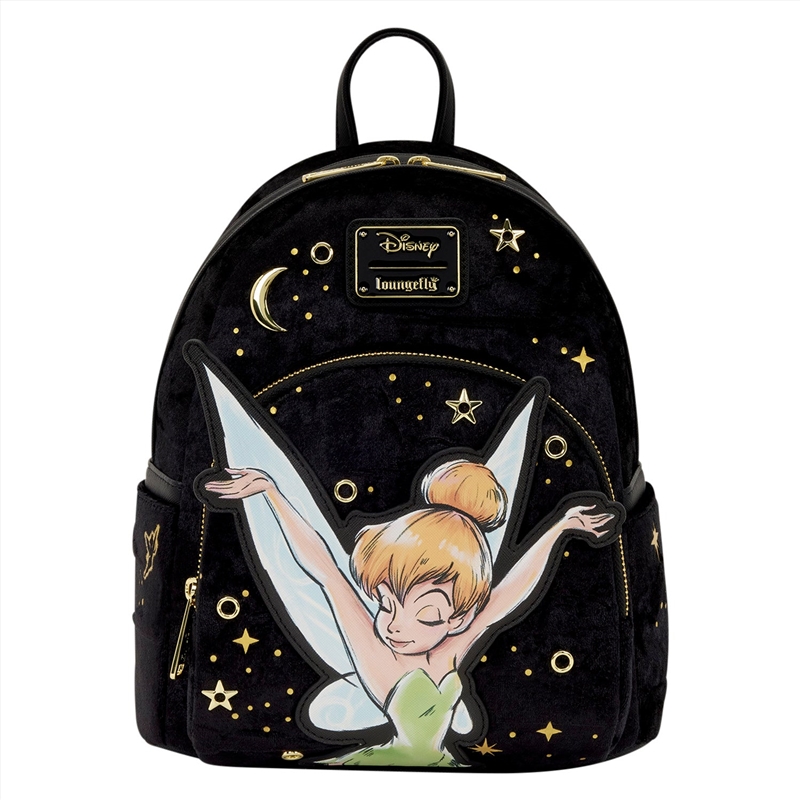 Loungefly Disney - Tinker Bell Pixie Dust Velvet Mini Backpack/Product Detail/Bags