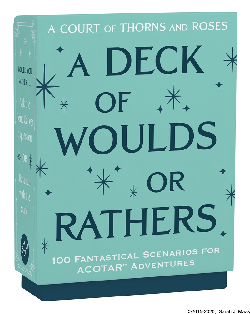 A Court of Thorns and Roses Official Deck: A Deck of Woulds or Rathers/Product Detail/Card Games
