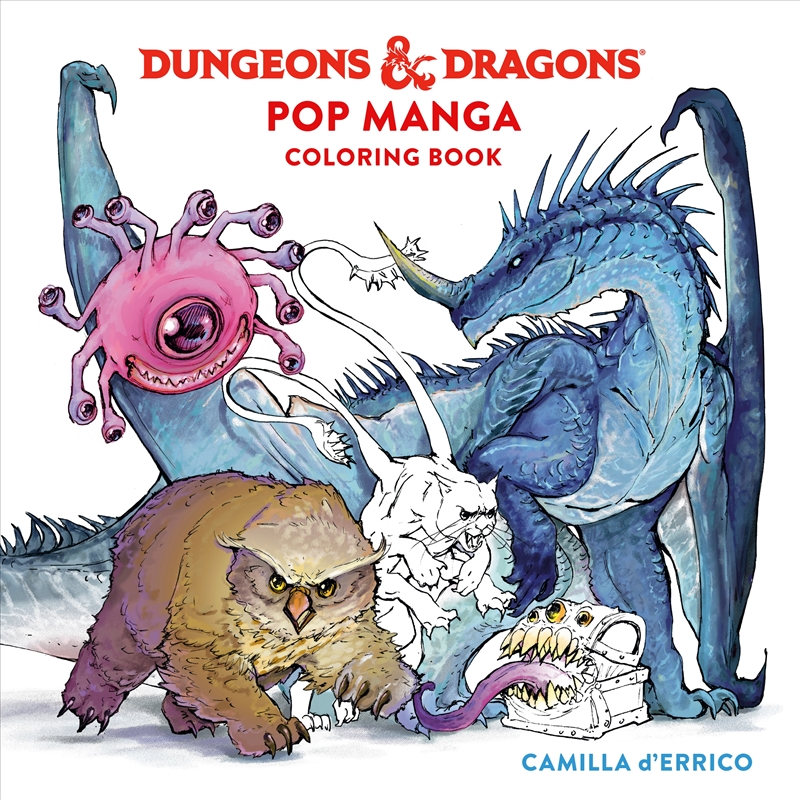 Dungeons & Dragons Pop Manga Coloring Book/Product Detail/Adults Colouring