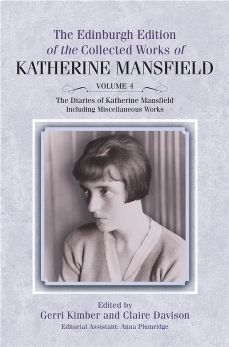 The Diaries of Katherine Mansfield/Product Detail/Literature & Poetry