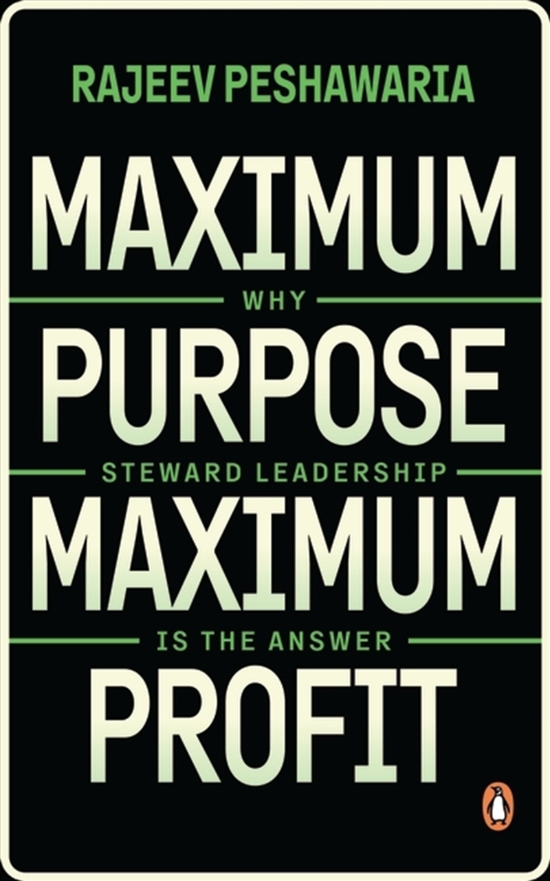Maximum Purpose, Maximum Profit/Product Detail/Literature & Poetry