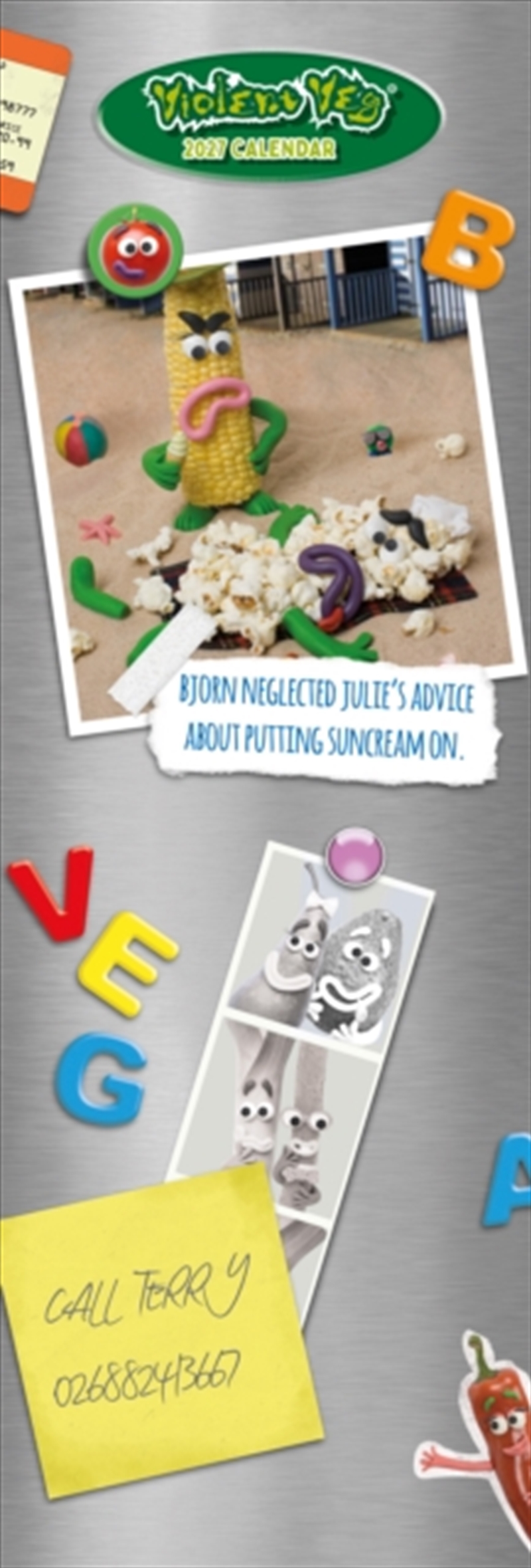 Violent Veg Slim Calendar/Product Detail/Calendars & Diaries