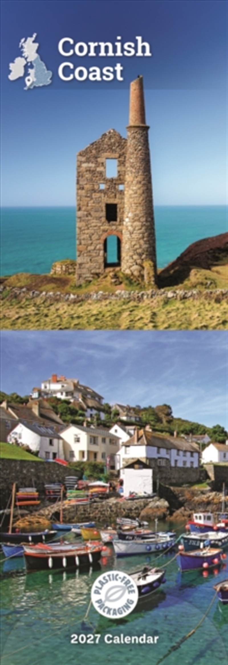 Cornish Coast Slim Calendar/Product Detail/Calendars & Diaries