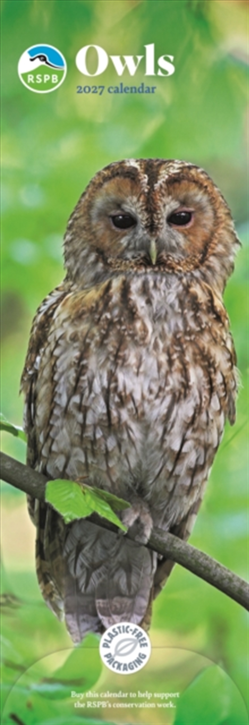 RSPB Owls (PFP) Slim Calendar/Product Detail/Calendars & Diaries