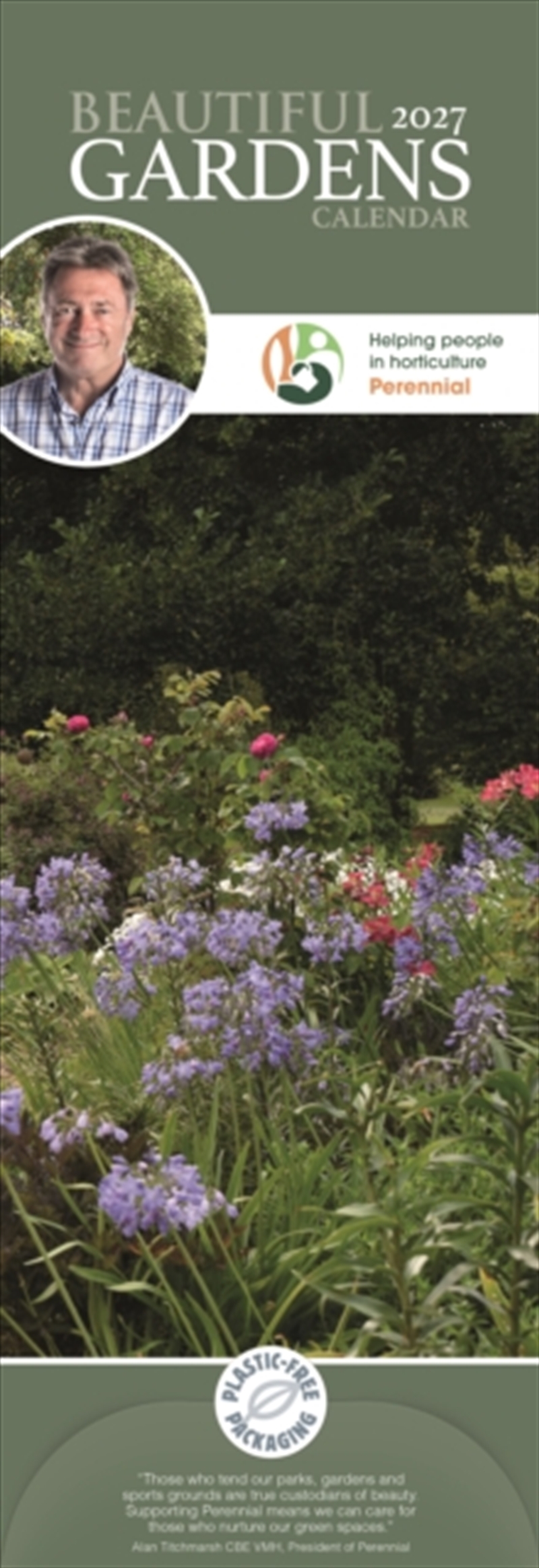 Beautiful Gardens, Alan Titchmarsh Slim Calendar (PFP)/Product Detail/Calendars & Diaries