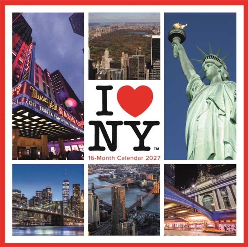 I Love NY (City) Mini Calendar/Product Detail/Calendars & Diaries