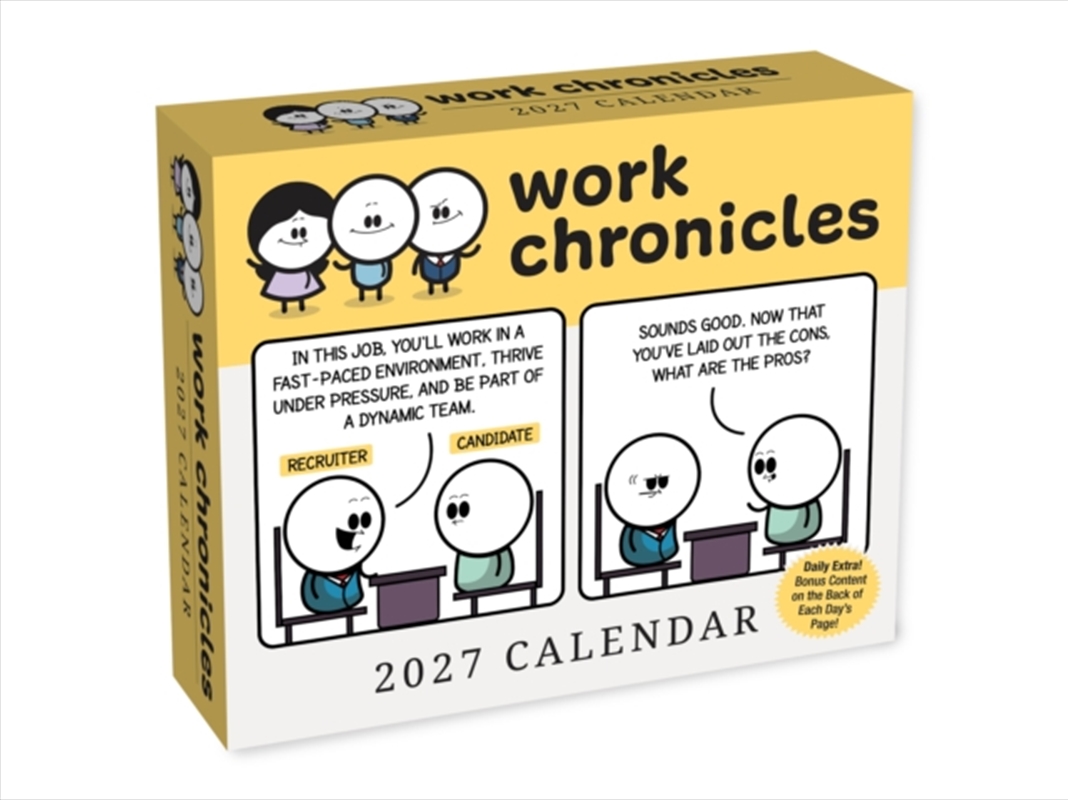 Work Chronicles 2027 Day-to-Day Calendar/Product Detail/Calendars & Diaries