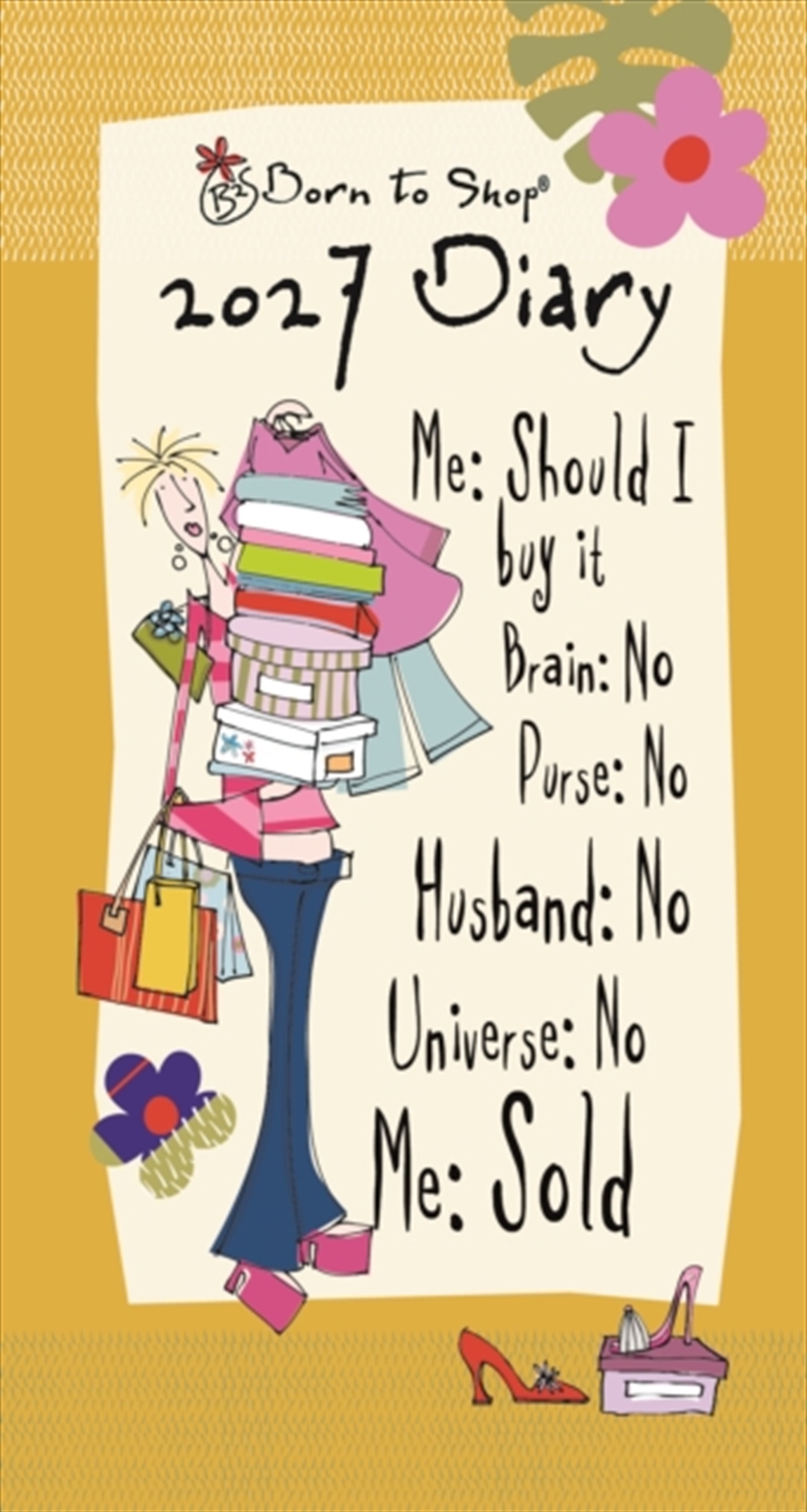 Born to Shop Slim Diary/Product Detail/Calendars & Diaries