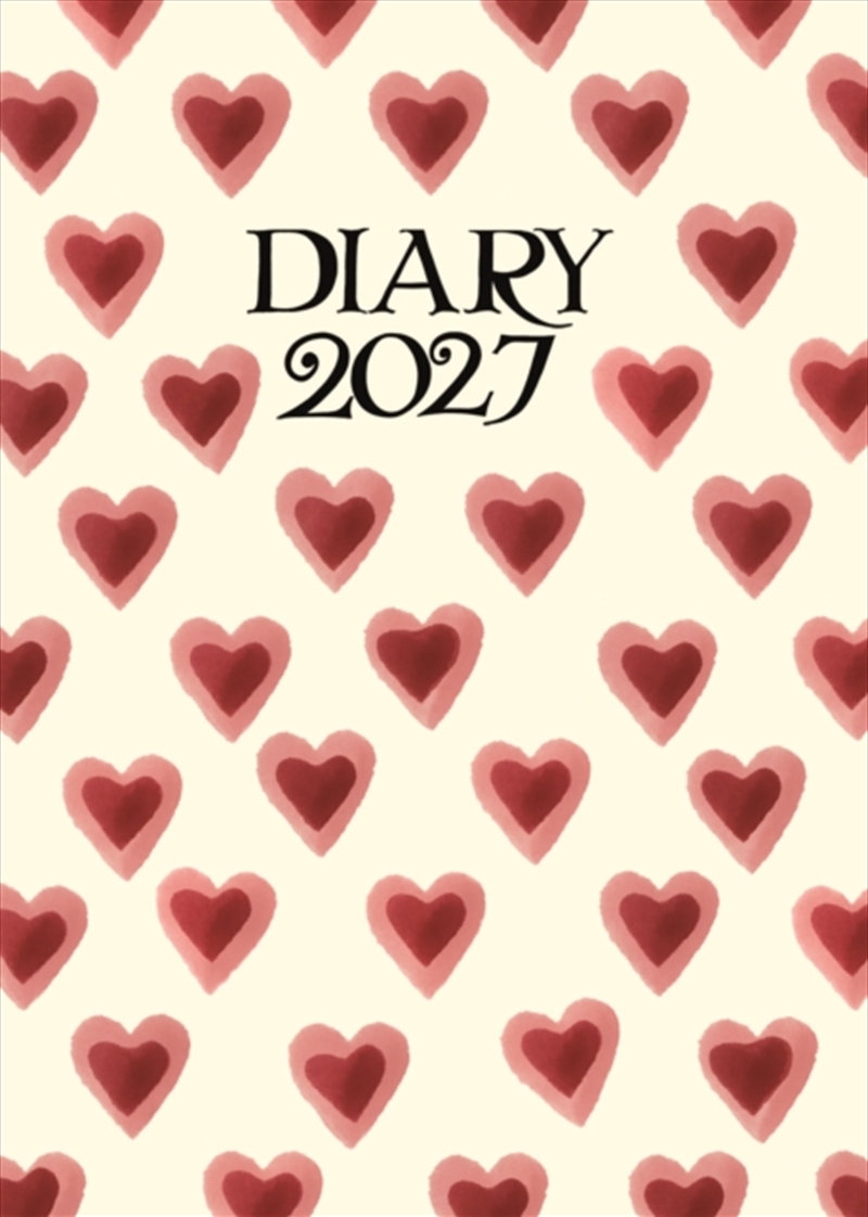 Emma Bridgewater, Double Hearts A6 Diary/Product Detail/Calendars & Diaries
