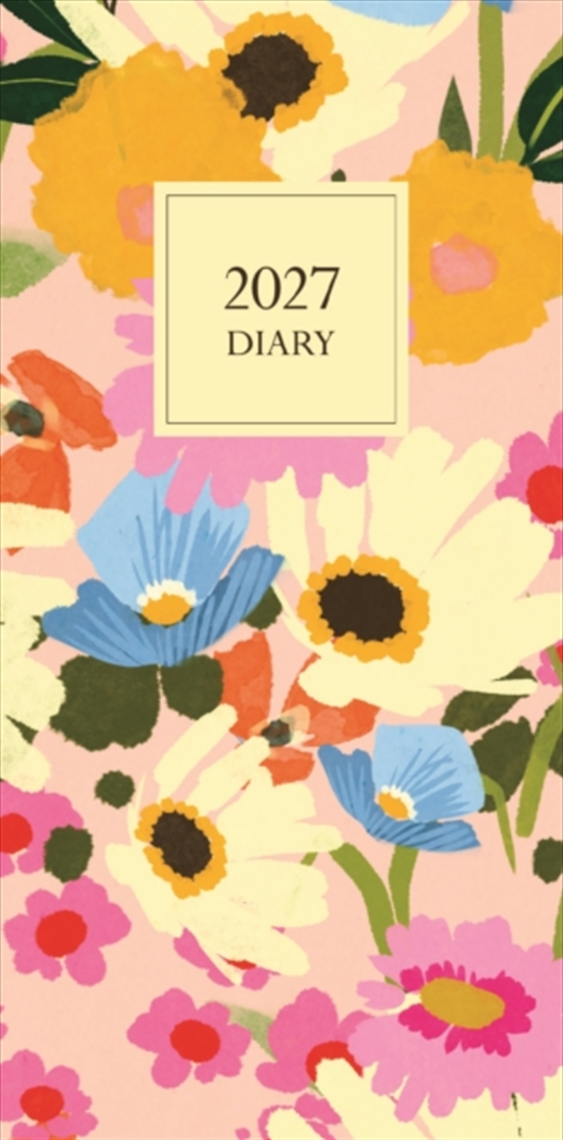 Fashion Diary Contemporary Floral Slim Diary/Product Detail/Calendars & Diaries