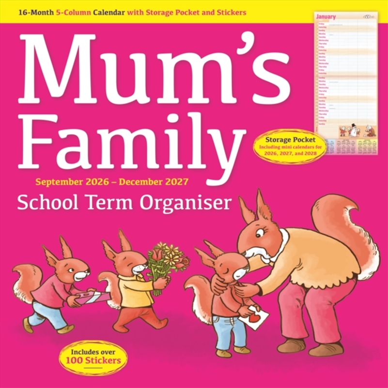 Mums Family Organiser PW Diary/Product Detail/Calendars & Diaries
