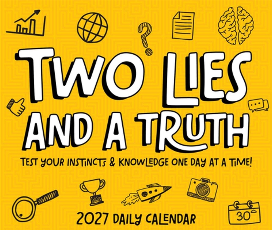 Two Lies and a Truth 2027 Box Calendar/Product Detail/Calendars & Diaries