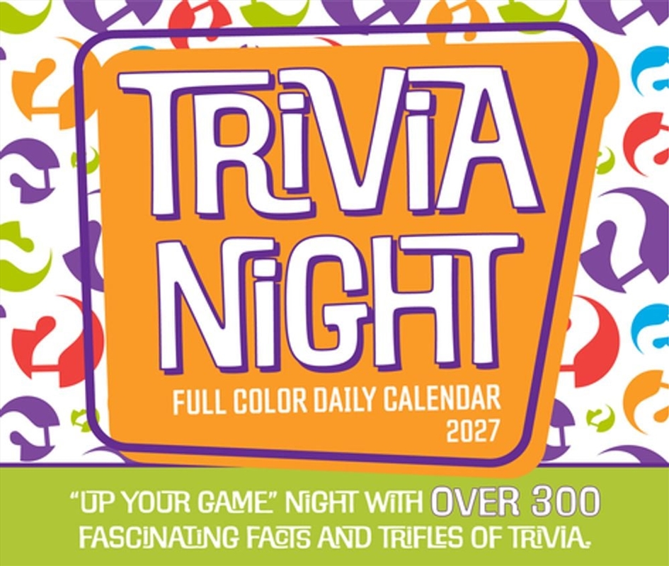Trivia Night 2027 Box/Product Detail/Calendars & Diaries