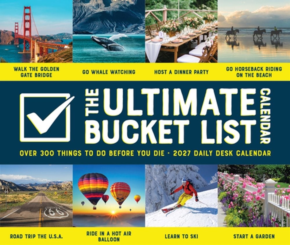 The Ultimate Bucket List Calendar 2027 Box/Product Detail/Calendars & Diaries