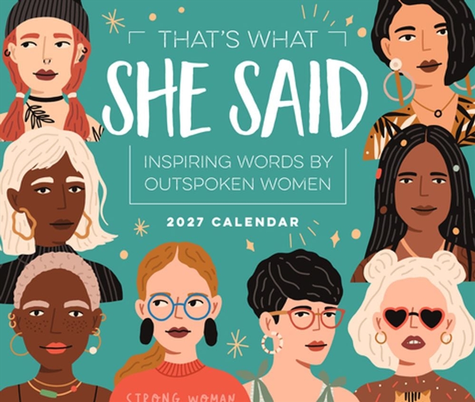 That's What She Said 2027 Box/Product Detail/Calendars & Diaries