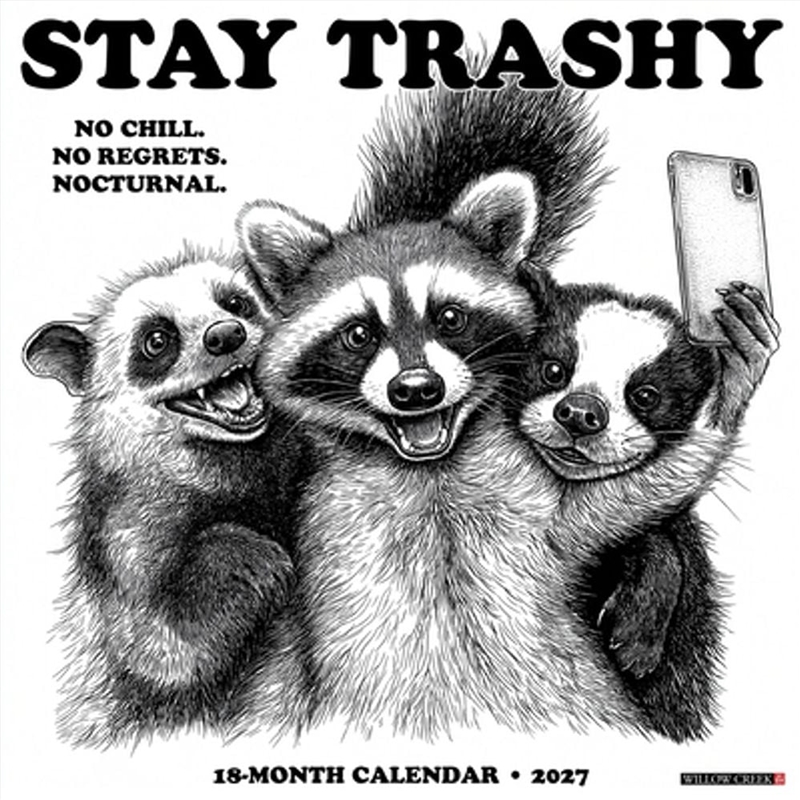 Stay Trashy 2027 Wall Calendar/Product Detail/Calendars & Diaries