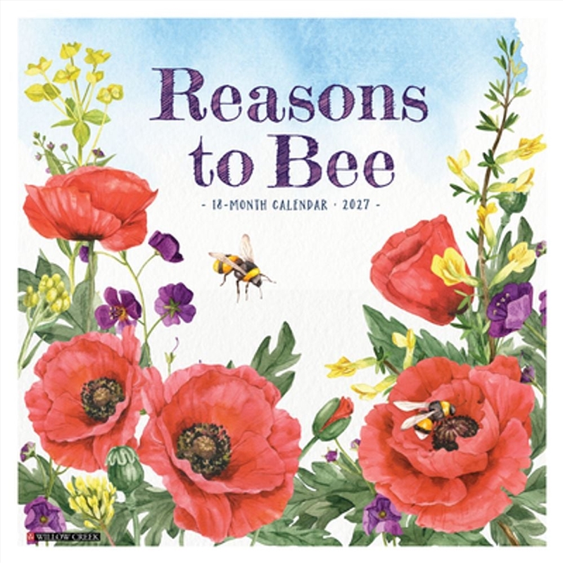 Reasons to Bee 2027 Wall Calendar/Product Detail/Calendars & Diaries