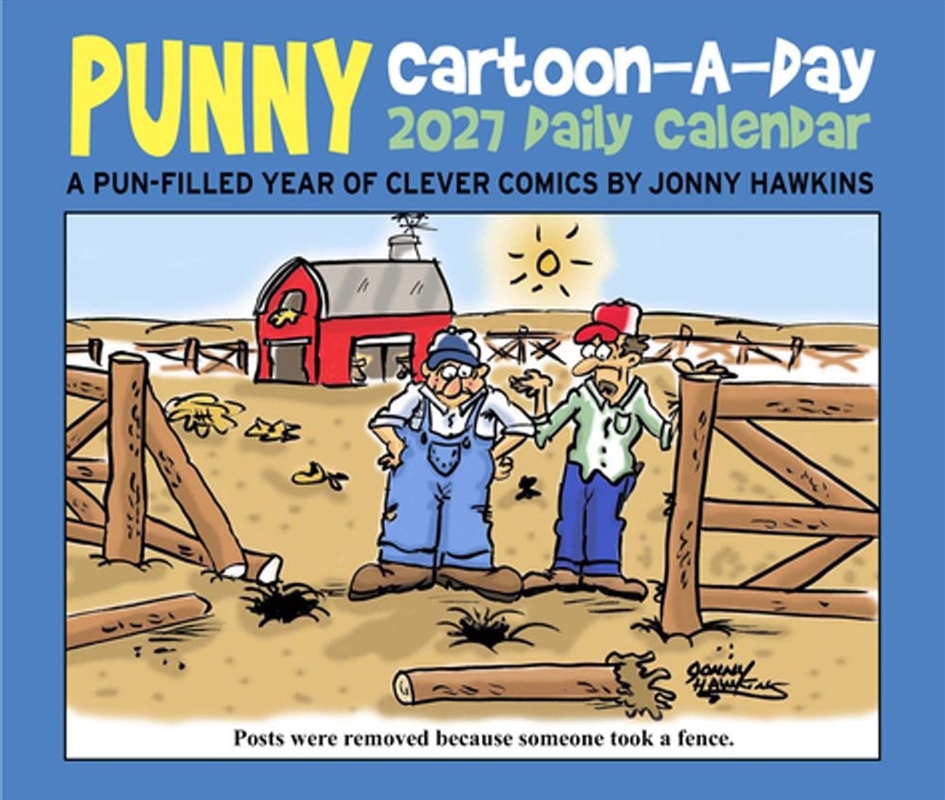 Punny Cartoon-A-Day by Jonny Hawkins 2027 Box/Product Detail/Calendars & Diaries
