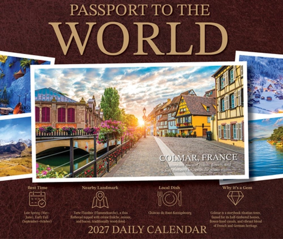Passport to the World 2027 Box Calendar/Product Detail/Calendars & Diaries