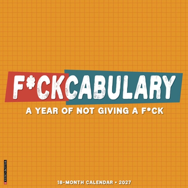 F*ckcabulary 2027 Wall Calendar/Product Detail/Calendars & Diaries