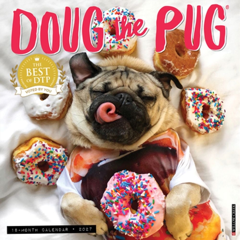 Doug the Pug 2027 Wall Calendar/Product Detail/Calendars & Diaries