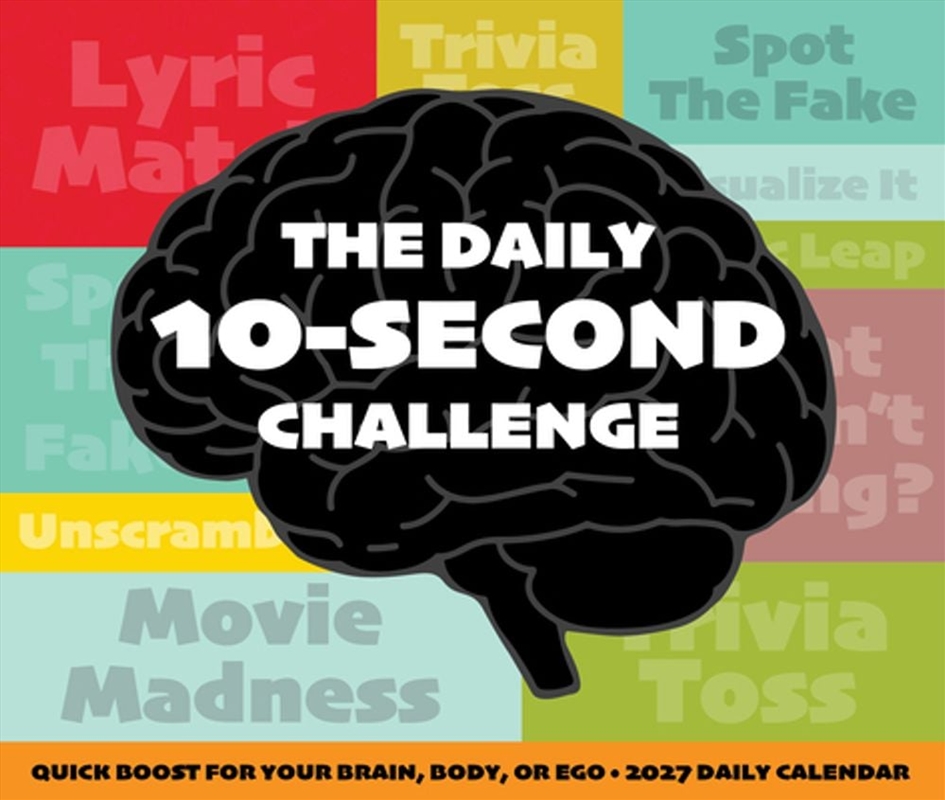 Daily 10-Second Challenge 2027 Box Calendar/Product Detail/Calendars & Diaries
