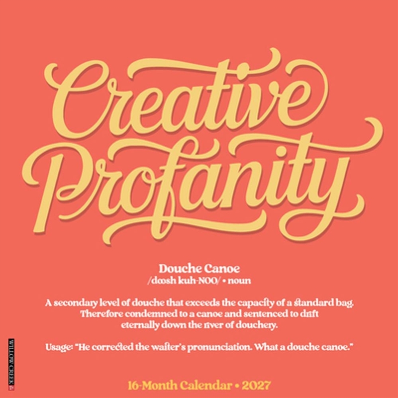 Creative Profanity 2027 Wall Calendar/Product Detail/Calendars & Diaries