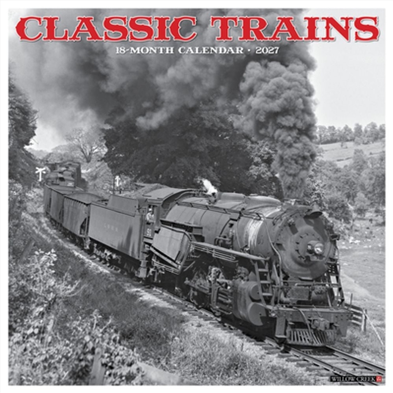 Classic Trains 2027 Wall Calendar/Product Detail/Calendars & Diaries