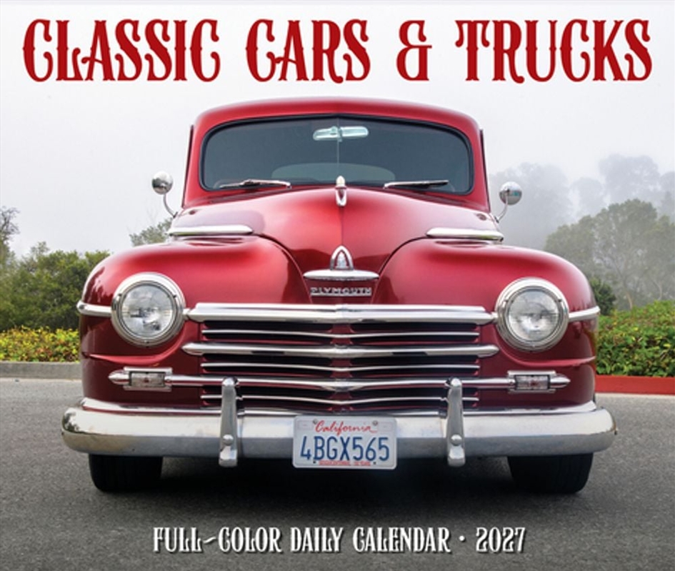 Classic Cars & Trucks 2027 Box Calendar/Product Detail/Calendars & Diaries