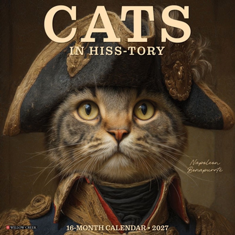 Cats in Hiss-tory 2027 Wall Calendar/Product Detail/Calendars & Diaries