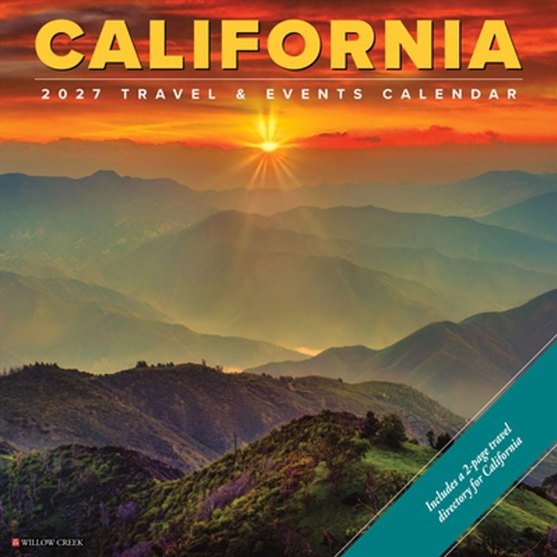 California 2027 Wall Calendar/Product Detail/Calendars & Diaries