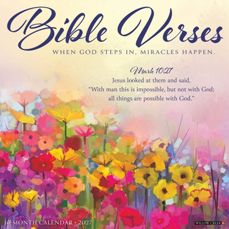 Bible Verses 2027 Wall Calendar/Product Detail/Calendars & Diaries