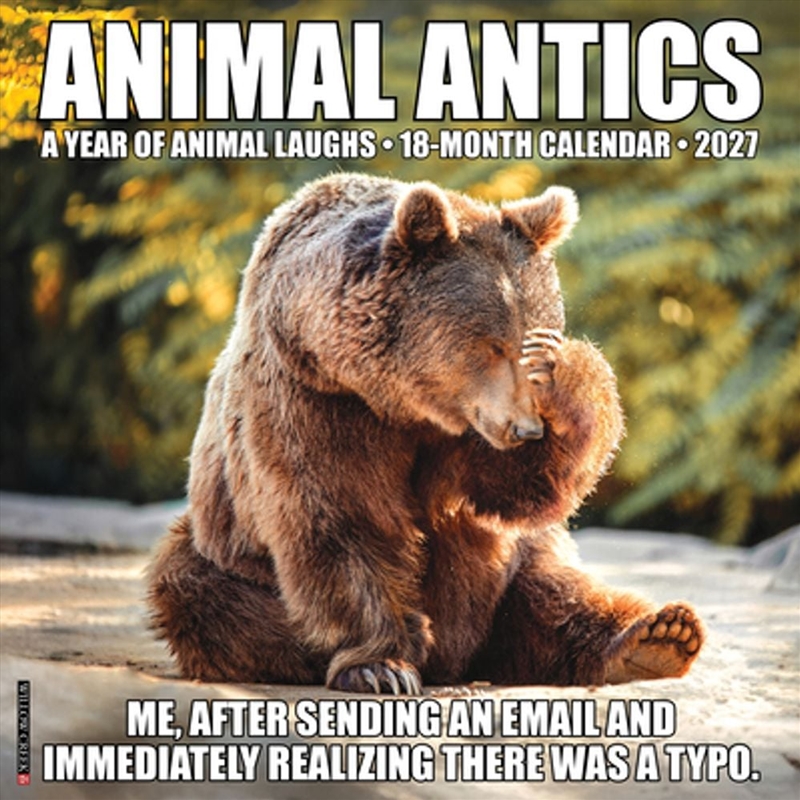 Animal Antics 2027 Wall Calendar/Product Detail/Calendars & Diaries