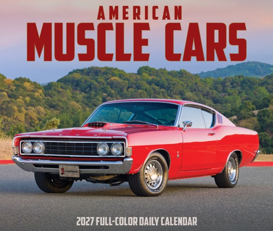 American Muscle Cars 2027 Box Calendar/Product Detail/Calendars & Diaries