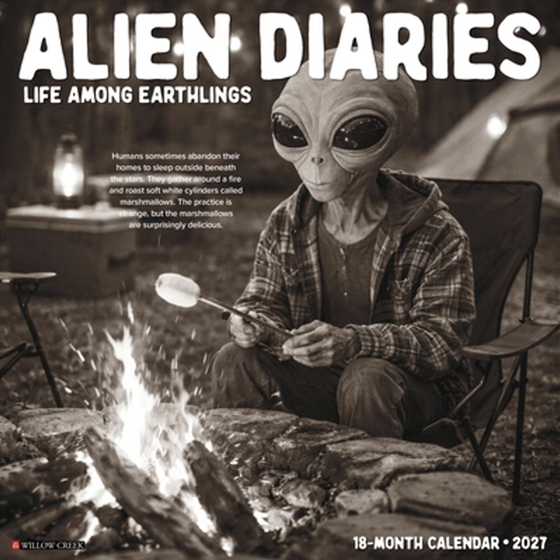 Alien Diaries 2027 Wall Calendar/Product Detail/Calendars & Diaries