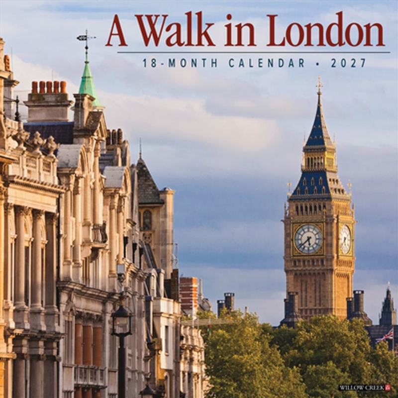 A Walk in London 2027 Wall Calendar/Product Detail/Calendars & Diaries