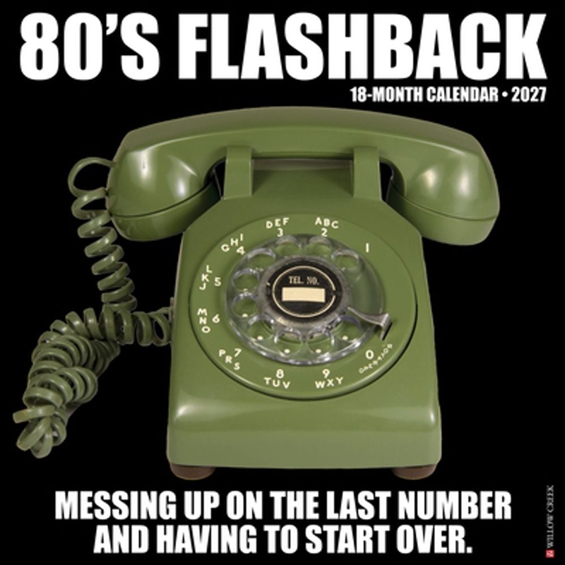80's Flashback 2027 Wall Calendar/Product Detail/Calendars & Diaries