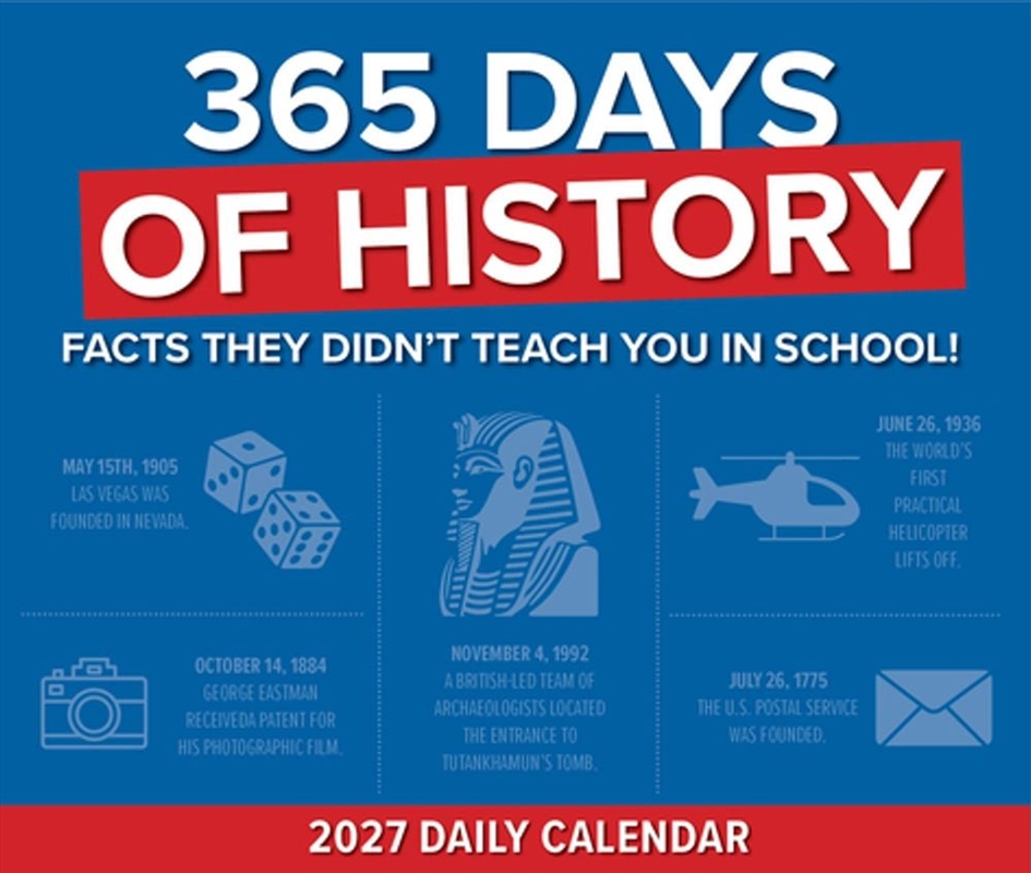 365 Days of History 2027 Box Calendar/Product Detail/Calendars & Diaries