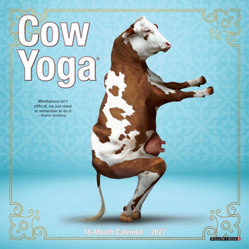Cow Yoga 2027 Mini Calendar/Product Detail/Calendars & Diaries
