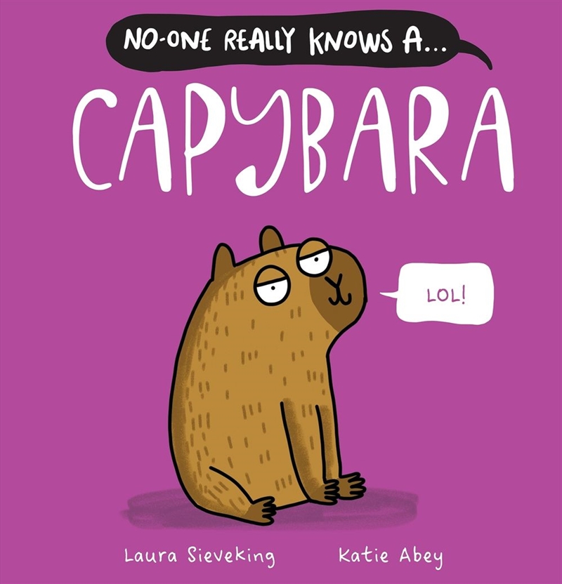 No-One Really Knows A Capybara/Product Detail/Children