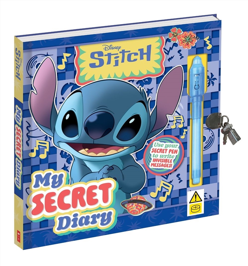 Stitch: My Secret Lockable Diary With Spy Pen/Product Detail/Notebooks & Journals