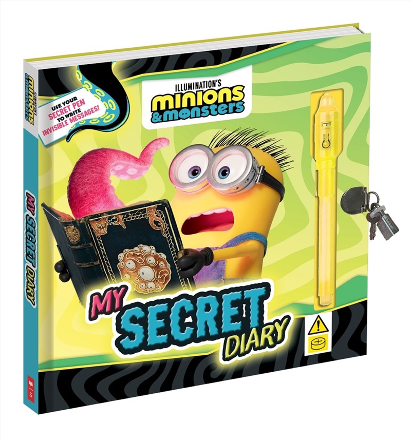 Minions And Monsters: My Secret Lockable Diary With Spy Pen/Product Detail/Notebooks & Journals