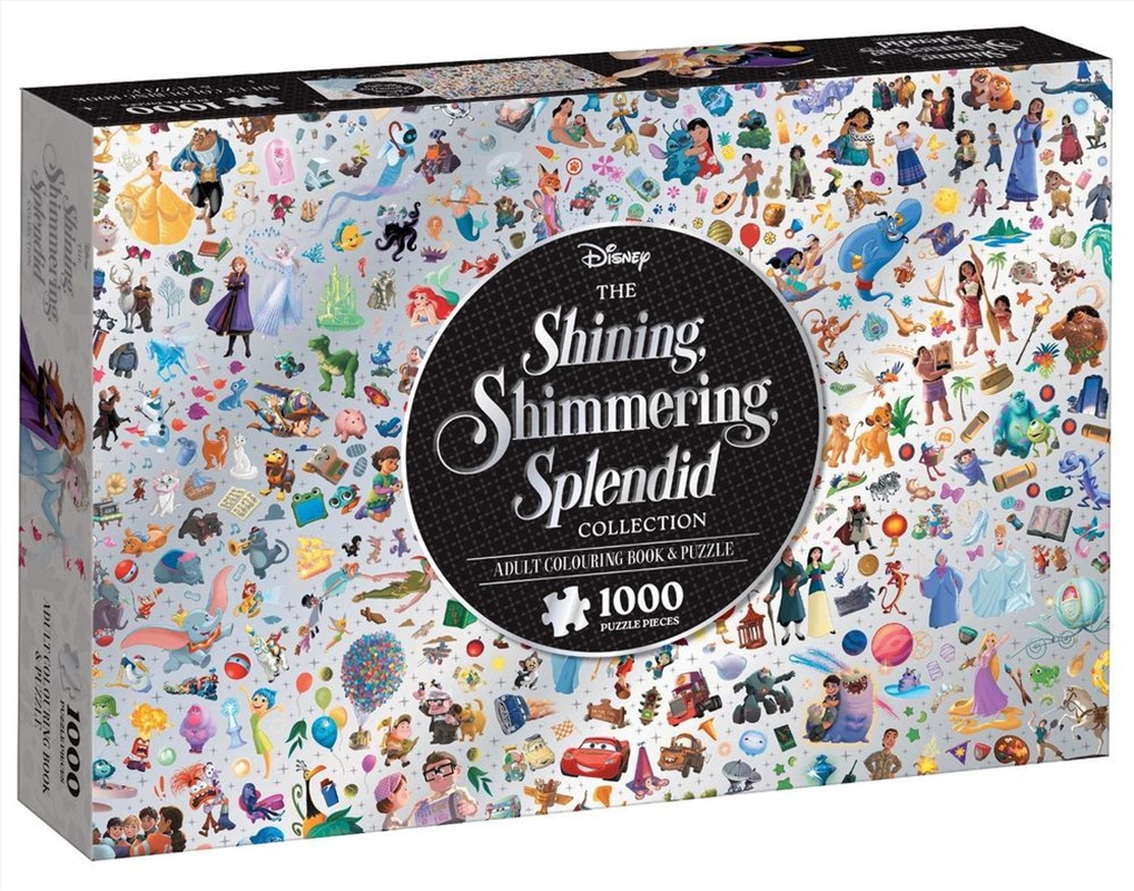 The Shining Shimmering Splendid Collection: Adult Colouring Book And Puzzle: 1000 Pieces/Product Detail/Adults Colouring