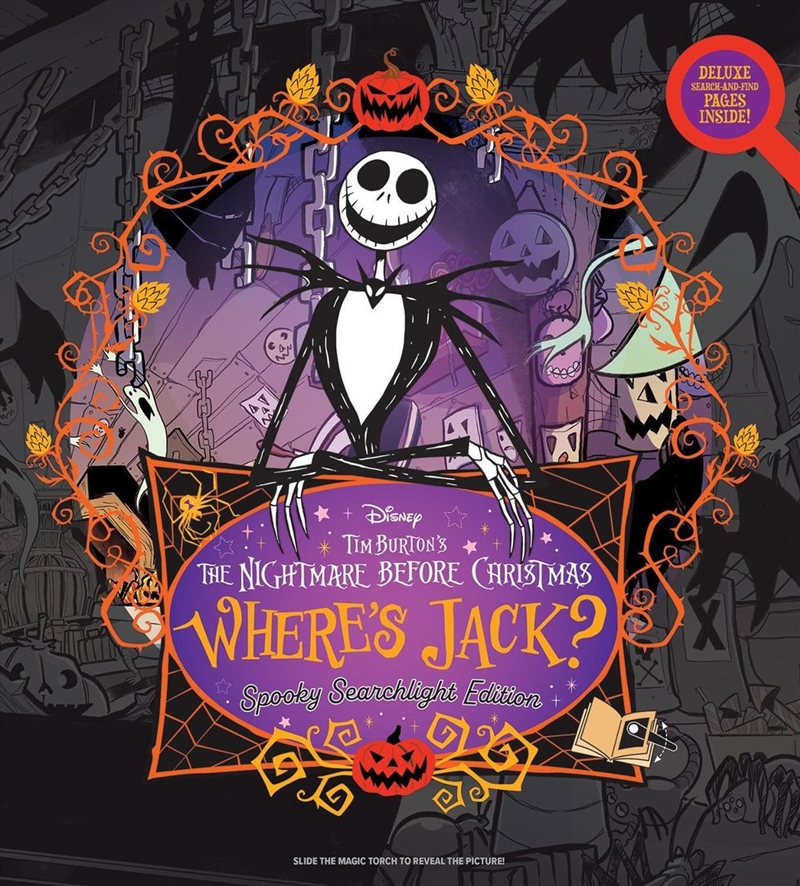 Disney Tim Burton's The Nightmare Before Christmas: Where's Jack?: Spooky Searchlight Edition/Product Detail/Early Childhood Fiction Books