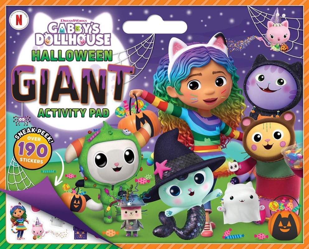 Gabby's Dollhouse Halloween: Giant Activity Pad/Product Detail/Kids Activity Books